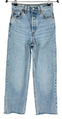 LEVIS STRAUS & CO Women Ribcage Straight Jeans Size W24 L25