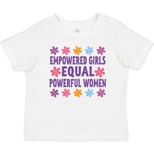 Inktastic Empowered Girls Equal Powerful Women Baby T-Shirt Empowerment Power