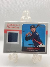 2019 Topps Heritage Baseball Carlos Correa #CCR-CC Game Used Memorabilia! Astros