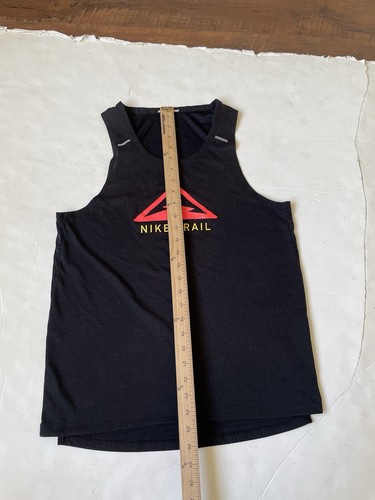 Nike Trail Rise 365 Running Singlet Tank Black Men's Small (CT7370-010) - Picture 3 of 7