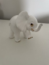 Royal Osborne  Bone China White Elephant Figure - 40 yrs old 1 tusk chipped off