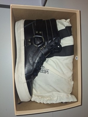 Vans Vault x Taka Hayashi Sk8-HI Engineer LX 8.5 Men 10 Women Black Rare Leather