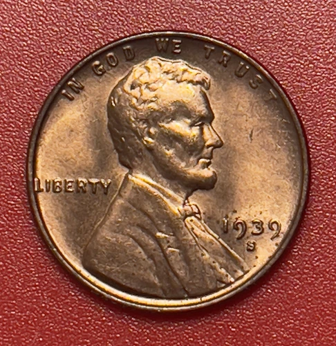 1939 S Lincoln Cent,  Red,  Uncirculated, As Shown.