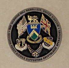 Commander 691st ISR Grp 5 Eyes NSA Menwith Hill Station Air Force Challenge Coin