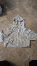 Lululemon Women s Scuba Half Zip Hoodie Sz M/L Cropped Athleisure Sport