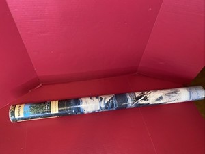 Vtg Mural Window To Nature Inc. Full wall size Woodland Cascades In Michigan