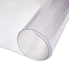 Office Chair Carpet Mat 48x36 Inch, High-Quality PVC Floor Protector - Foldable