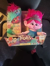Trolls Band Together Poppy Hair Pops Talking Plush 2023 Mattel New In Package