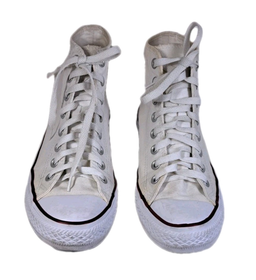 Women's converse chuck taylor All Star White Size 9 High Top Canvas Lace Up thumbnail 2