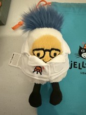 Authentic Jellycat Amuseables Boiled Egg Scientist Outfit Dust Bag Space