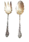 Gorham Versailles Sterling Silver Serving/Salad Set  11 in Long.