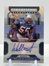 2021 Panini Prizm - Sensational Signatures Willie McGinest #SS-WMC /99 (AU)