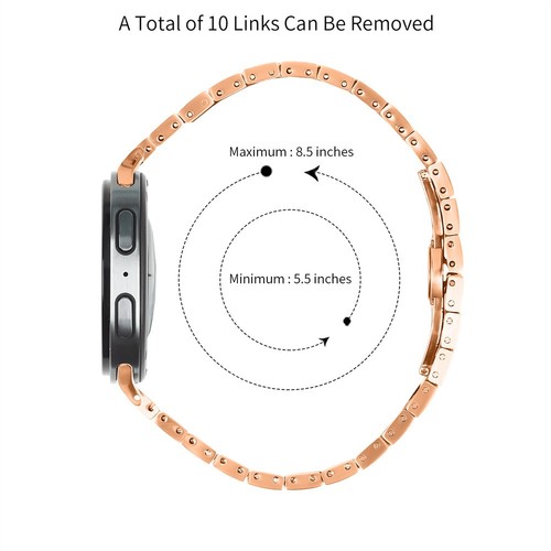 Business Metallband für Samsung Galaxy Watch 8 40mm 44mm / Classic 46mm 2025 Strap - Bild 97 von 106