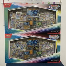 Pokémon Prismatic Evolutions Lucario ex & Tyranitar ex Box Sam’s Club Sealed 2x