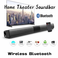 20W Soundbar Bluetooth Speaker TV Home Theater Surround System FM RCA AUX TF EQ