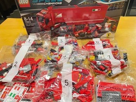 LEGO 75913 Speed Champions F14 T Scuderia Ferrari Truck Box Opened Unused