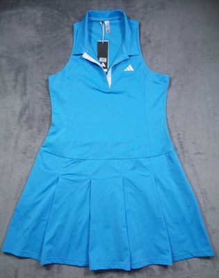 Adidas Golf Dress Womens Size Medium Blue Ultimate365 Tour Pleated NWT