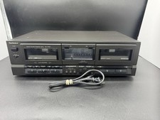 Vintage Technics Stereo Double Cassette Deck RS-TR167 - Auto-reverse playback