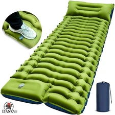 Compact Self-Inflating Sleeping Pad with Pillow - Perfect for Backpacking Trips