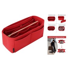 Compact and Stylish Purse Organizer with Zipper Compartment - 5 Sizes Available