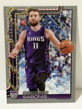 Domantas Sabonis Topps 2025-26 Holiday Silver Glitter  #H134 Sacramento Kings