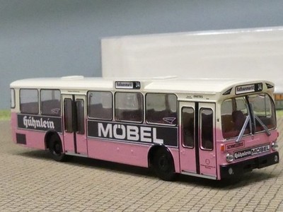 1/87 Brekina MB O 305 HHA Schnellbus Hamburg, Hühnlein Möbel 50835