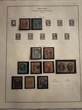 US stamps, Scott # 135,136 145-153.