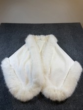 Women's White Shawl/Wrap