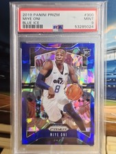 2019-20 PANINI PRIZM BLUE ICE PRIZM #300 MIYE ONI SGC 9
