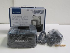 Insignia - 2-Bay Hard Drive HDD docking station - NS-PCHDEDS19 Open Box