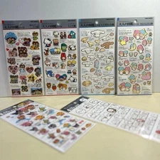 Kamio Japan Seal 6-Piece Set [4 Adult Encyclopedia Seals, 2 4-Size Stickers]