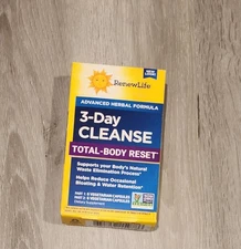 3-Day Cleanse 12 Capsules  by Renew Life Exp 03/2028