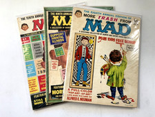 MAD MAGAZINE Annuals #8, 9, 10 (LOT OF 3) Vintage Satire Magazines