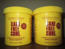 2x Softsheen Carson Care Free Curl Cold Wave Chemical Rearranger SUPER Strength