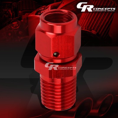 4-AN FEMALE FLARE TO 1/4'' NPT MALE RED LINE ADAPTER REDUCER B-NUT SWIVEL FITTING