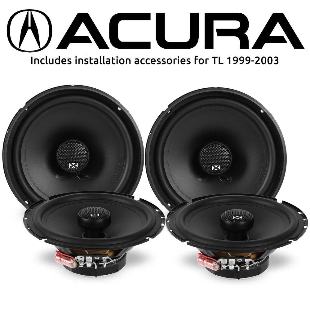 Compatible with Acura TL 2004-2008 Factory Speaker Replacement Kicker DSC65 DSC693 & Harmony HA