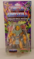 Mattel Turtles of Grayskull Stealth Ninja He-Man NIB w  Comic & Sword