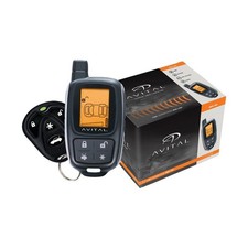 Avital 3305L 2-Way LCD Security System with 4-Button LCD Remote