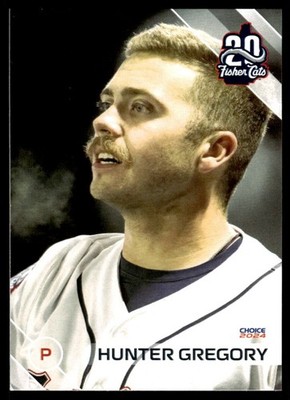 2024 Hunter Gregory Choice Minor League Rookie RC New Hampshire Fisher Cats