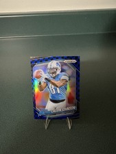 2025 Prizm Calvin Johnson Black and Blue Checkerboard Detroit Lions 🔥 MEGATRON
