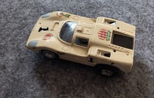 Aurora T-Jet HO Slot Car 1476 Chaparral Tuff Ones White