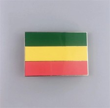 Rasta Flag Pan-African Flag Metal Belt Buckle