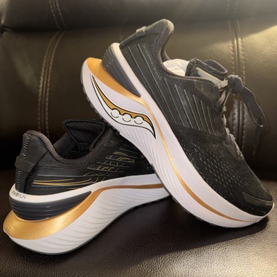 Saucony Endorphin Shift 3 Running Shoe Womens 9 Black/Gold Training S10813-10
