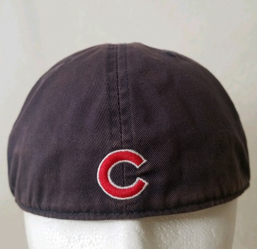 Wrigley Field Established 1914 Chicago Hat Cap Fitted L Distressed Blue Grey - Picture 9 of 12