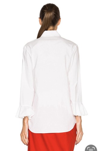 Isa Arfen Relaxed Founce Top White UK12 - Picture 3 of 18