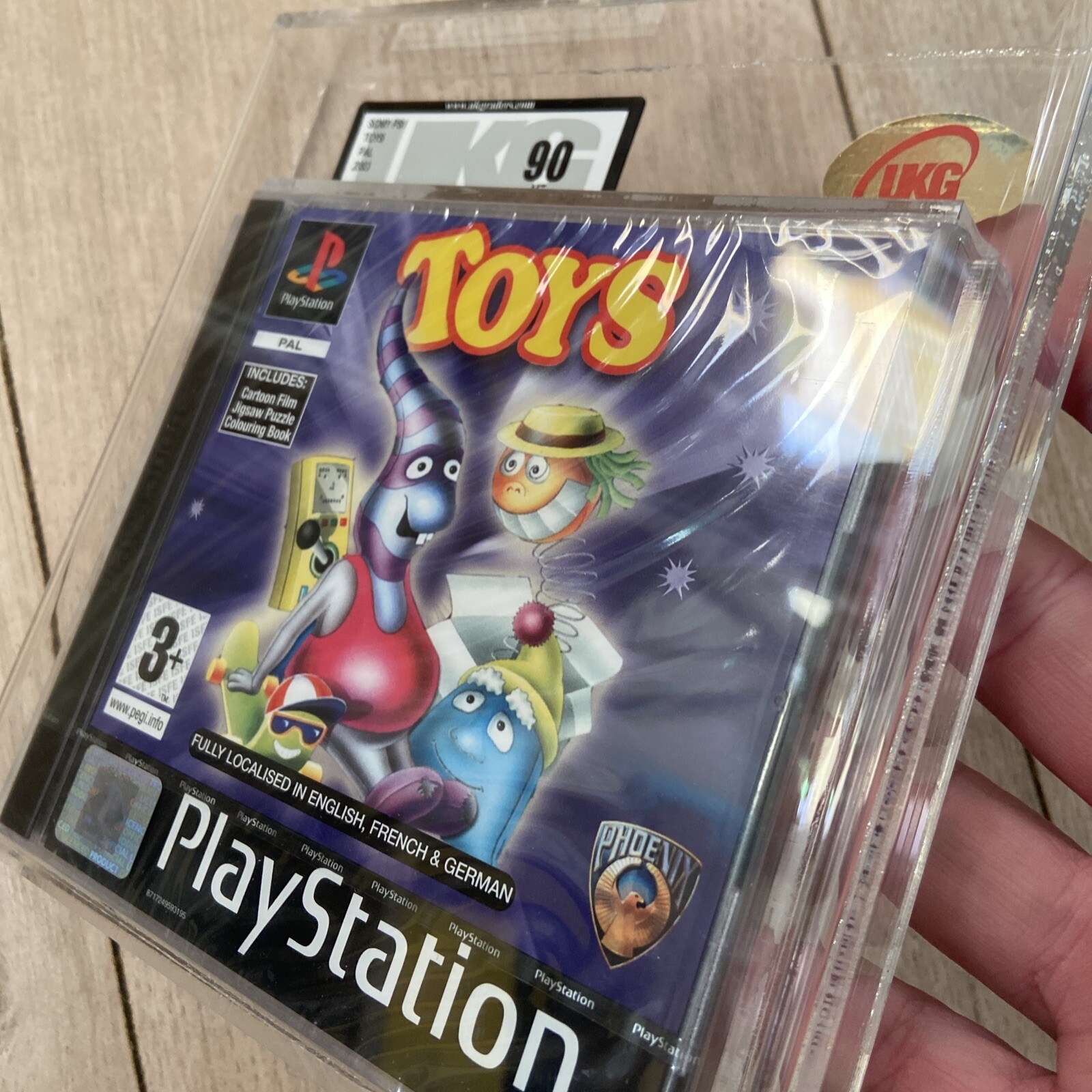 toys ps1 Graded 90 Extremely Rare Ps1 ONLY COPY IN WORLD PS1 GOLD Super ...