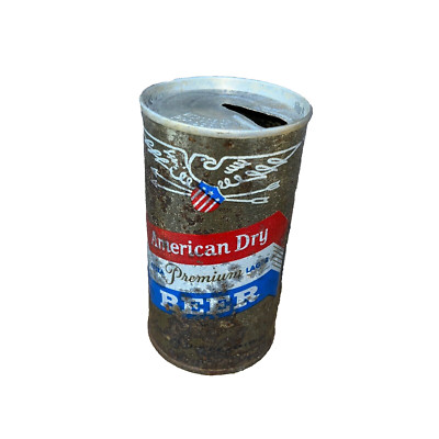 American Dry Beer Pull Top Beer Can Eastern Brewing Corp. Golden Can