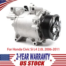 For Honda Civic Si L4 2.0L 2006 07-2011 A/C AC Compressor Assembly # CO4919AC