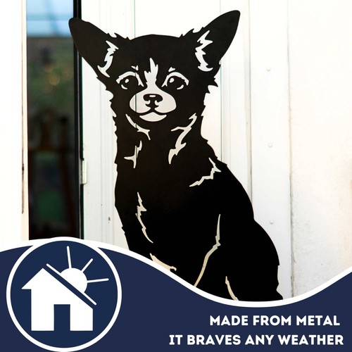 Chihuahua Dog Garden Memorial Stone Statue Home Grave Ornament Bereavement Gifts - Picture 18 of 47