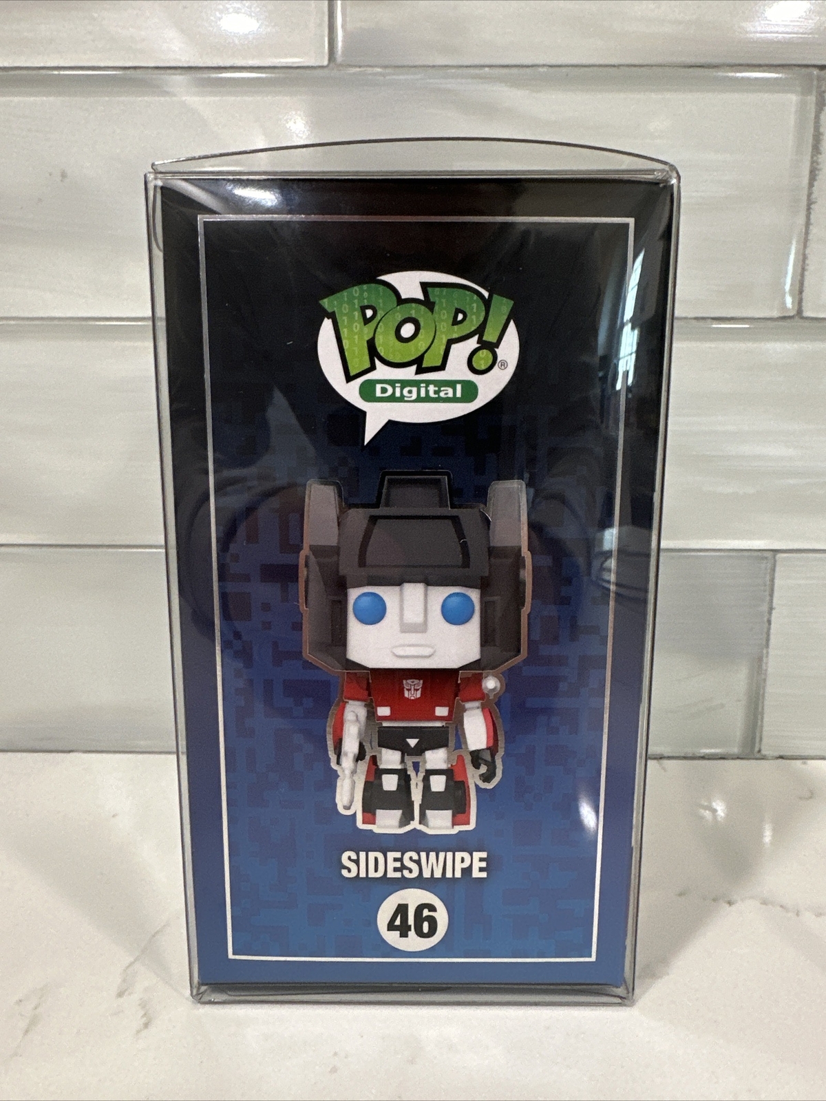 Funko Pop Transformers Digital Redemption Sideswipe 46 With Protector
